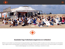 Tablet Screenshot of kundaliniyoganederland.nl